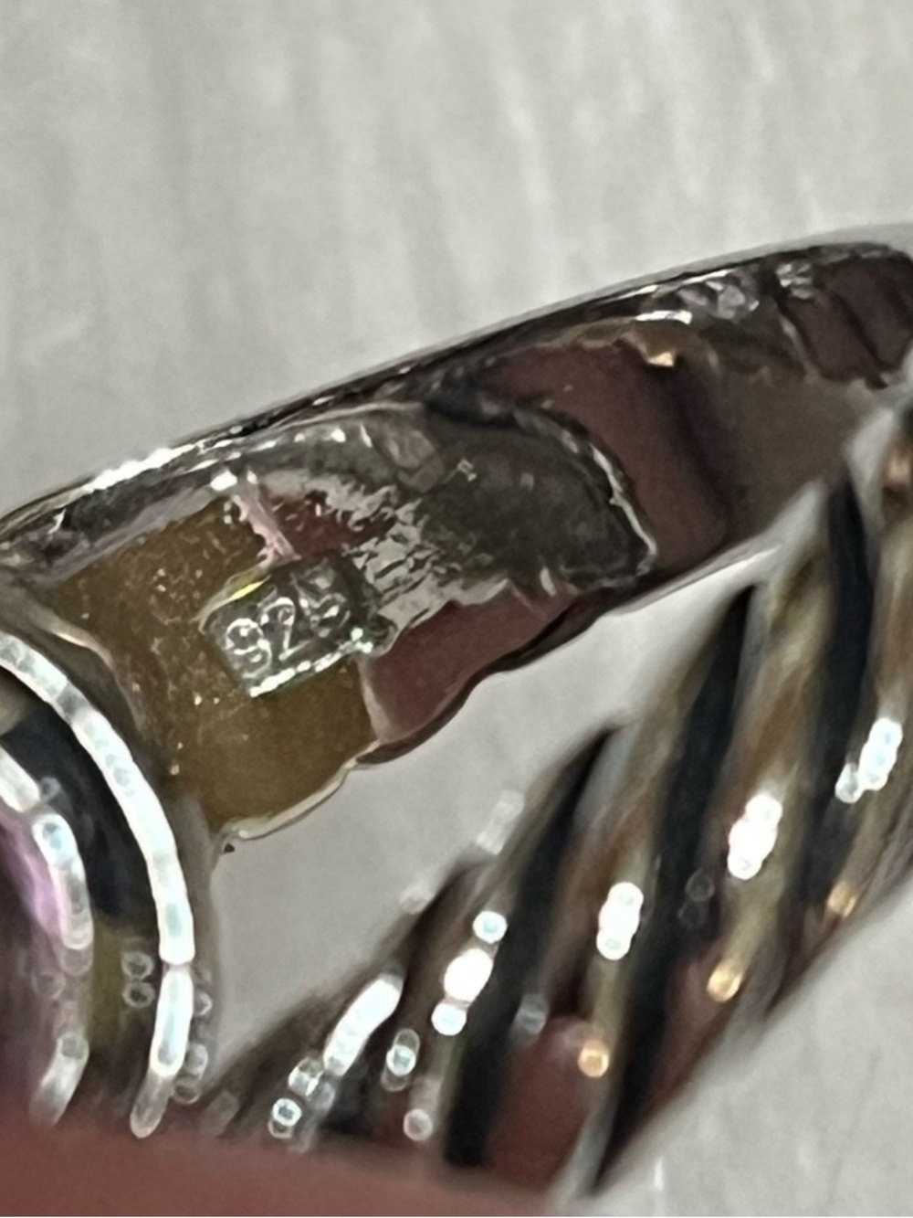 Pink Cable Wrap Around Ring - Picture 8 of 16